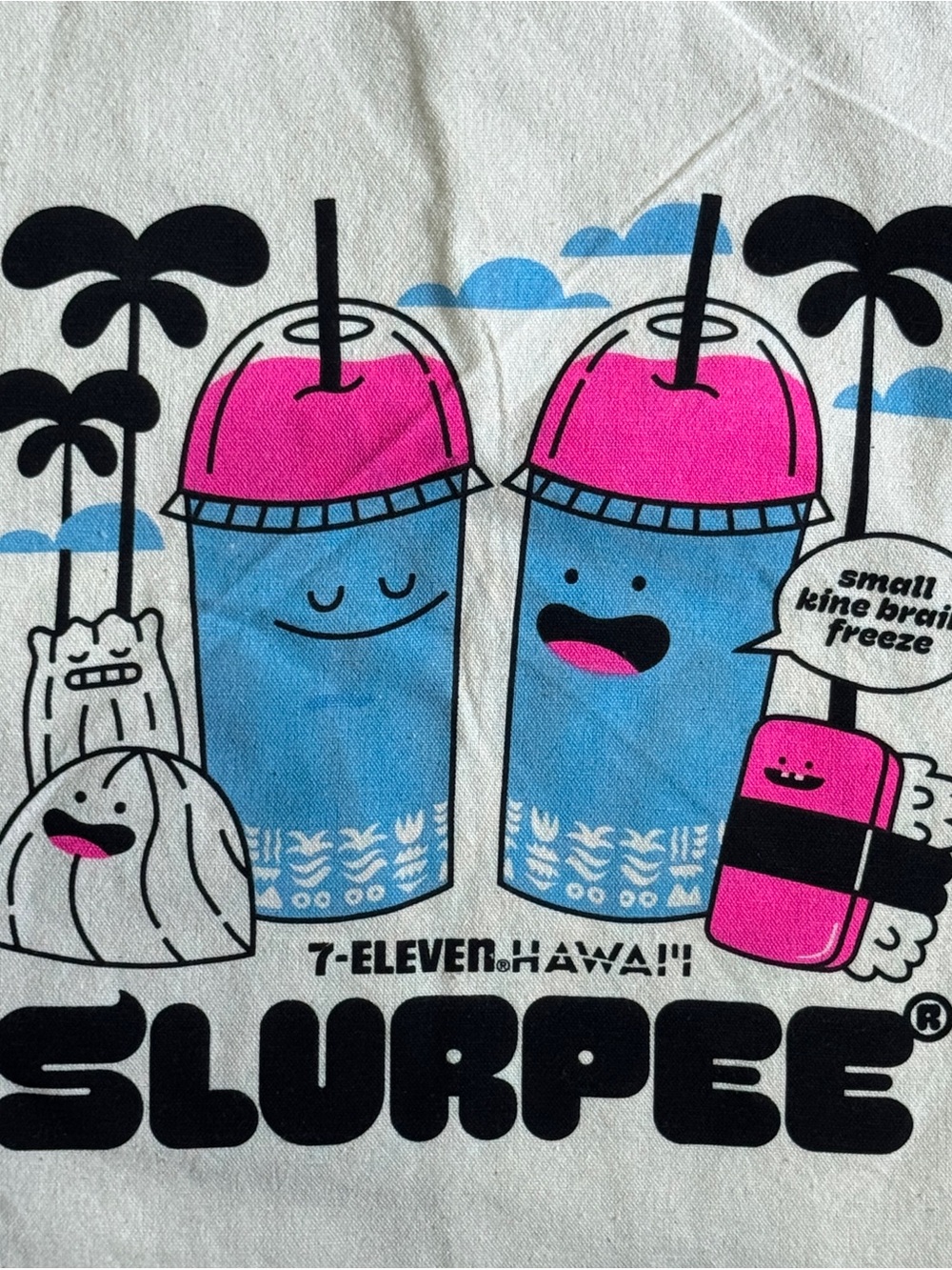7-Eleven Hawaii Slurpee Tote Bag - Cream - Picture 2 of 3